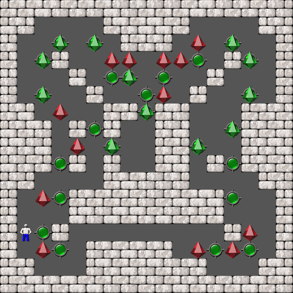 Sokoban Bugs509 collection level 253